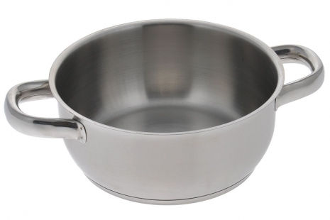 Кастрюля "Славяна" 1 л со стеклянной крышкой (160/136 мм)