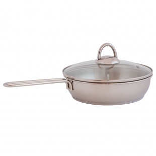 Сковорода "Классика-ПРИМА" 1 л со стеклянной крышкой